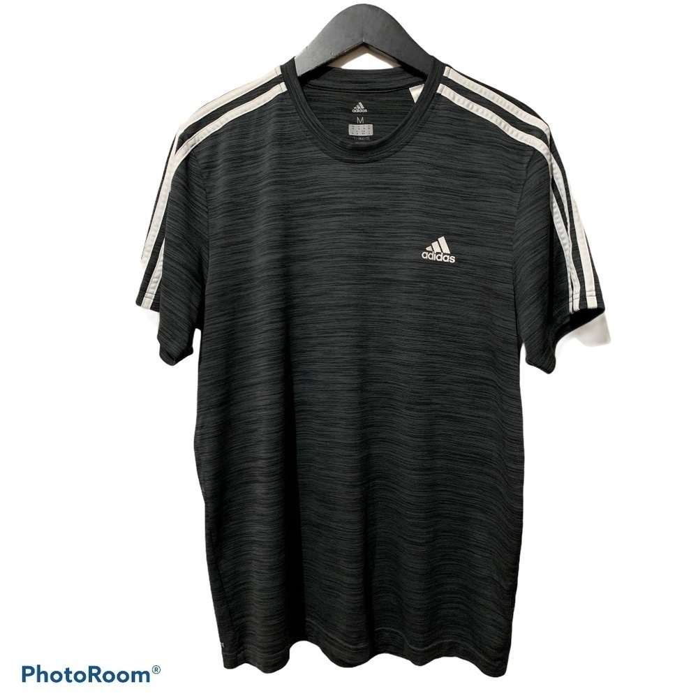 Adidas Climalite Crewneck Jersey Charcoal Heather Gray Medium